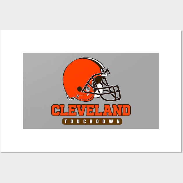 Cleveland Football Team Wall Art by igzine